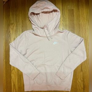 Nike Cream-Pink Hoodie-Barely worn!